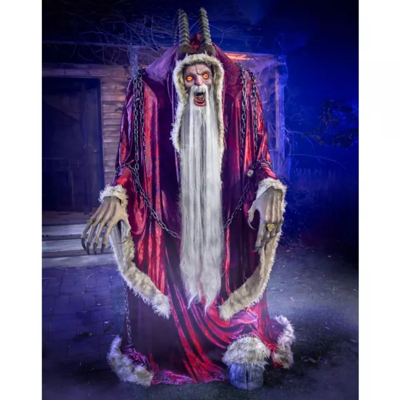 6 Ft 6 In Krampus Animatronic