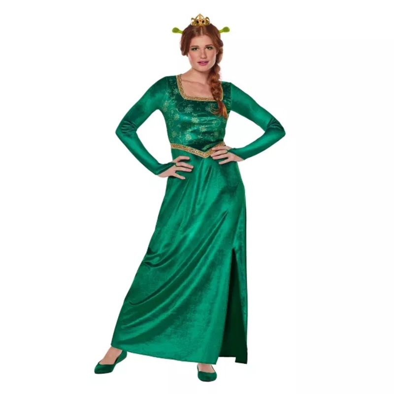 Adult Fiona Costume - Shrek GREEN ADULT SMALL