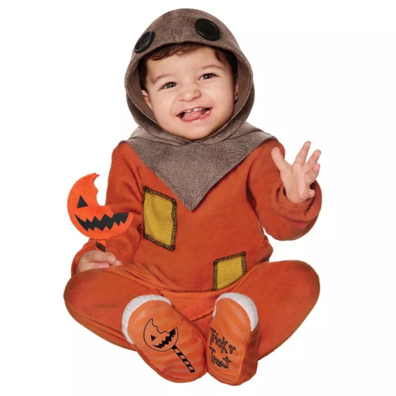 Baby Sam Costume - Trick 'r Treat ORANGE/BROWN 0 TO 6 MONTHS