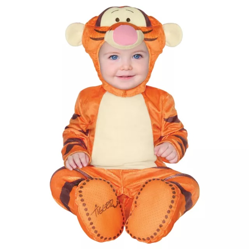 Baby Tigger Costume - Winnie the Pooh ORANGE/BROWN 0 TO 6 MONTHS