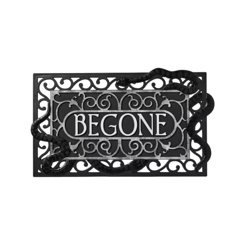 Be Gone Doormat BLACK