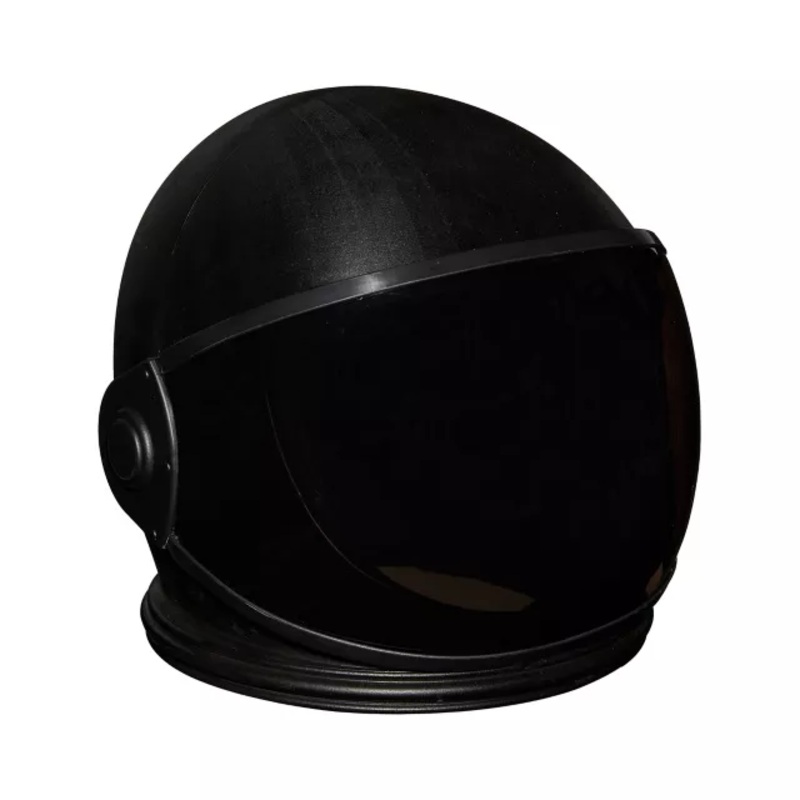 Black Astronaut Helmet BLACK ONE SIZE FITS MOST
