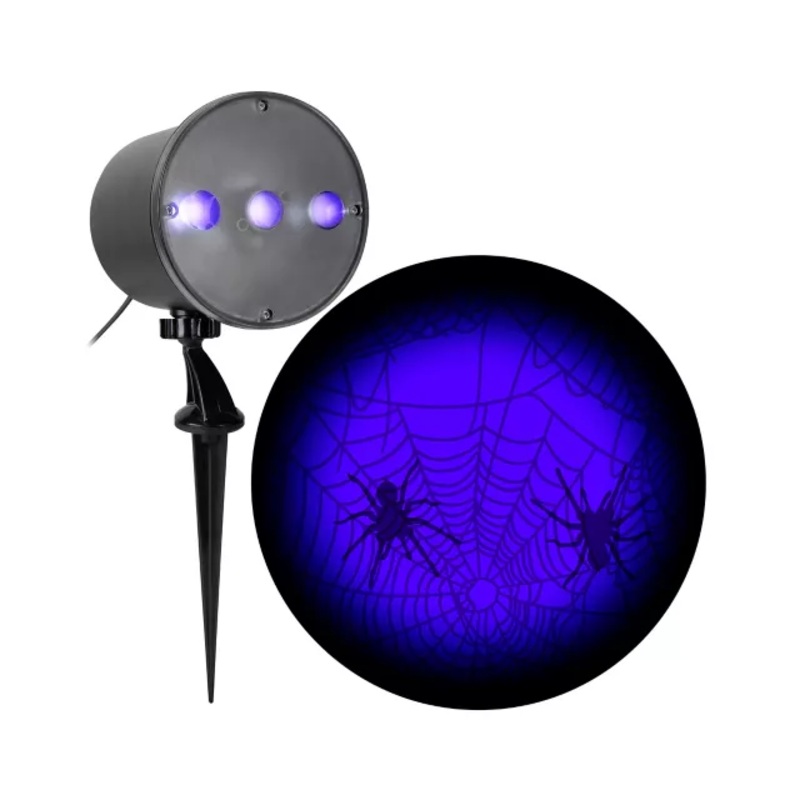 Cascading Spider Web Light Projector BLACK