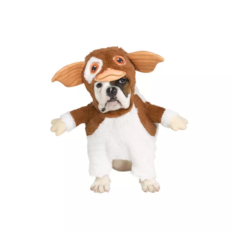 Gizmo Pet Costume - The Gremlins WHITE AND BROWN PET SMALL