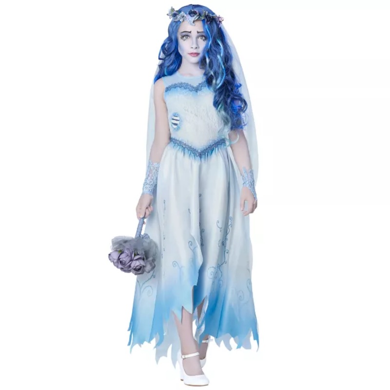 Kids Corpse Bride Costume GRAY CHILD SMALL