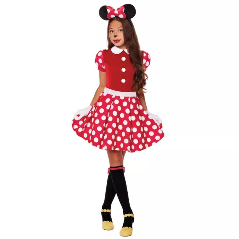 Kids Minnie Mouse Costume - Mickey and Friends BLACK CHILD EXTRA SM