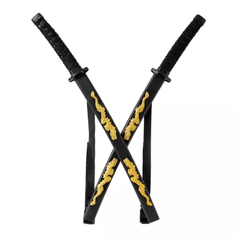 Kids Ninja Double Swords BLACK