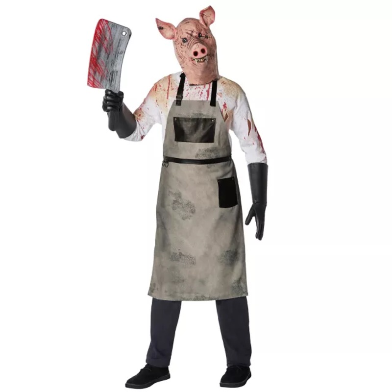 Kids Pig Butcher Costume WHITE BOYS S/M