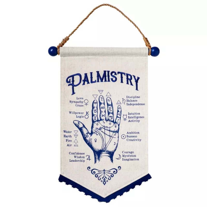Tarot Palmistry Canvas Banner MULTI-COLOR