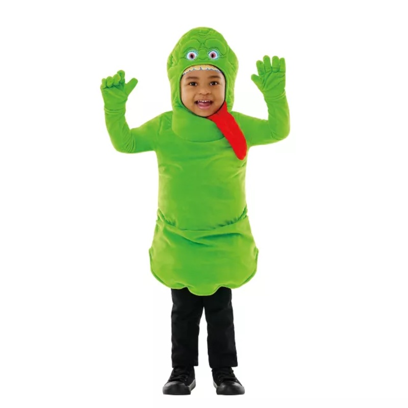 Toddler Slimer Jumpsuit Costume - Ghostbusters GREEN 2T