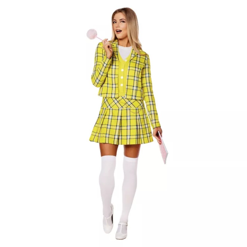 Adult Cher Costume - Clueless YELLOW ADULT EX SMALL