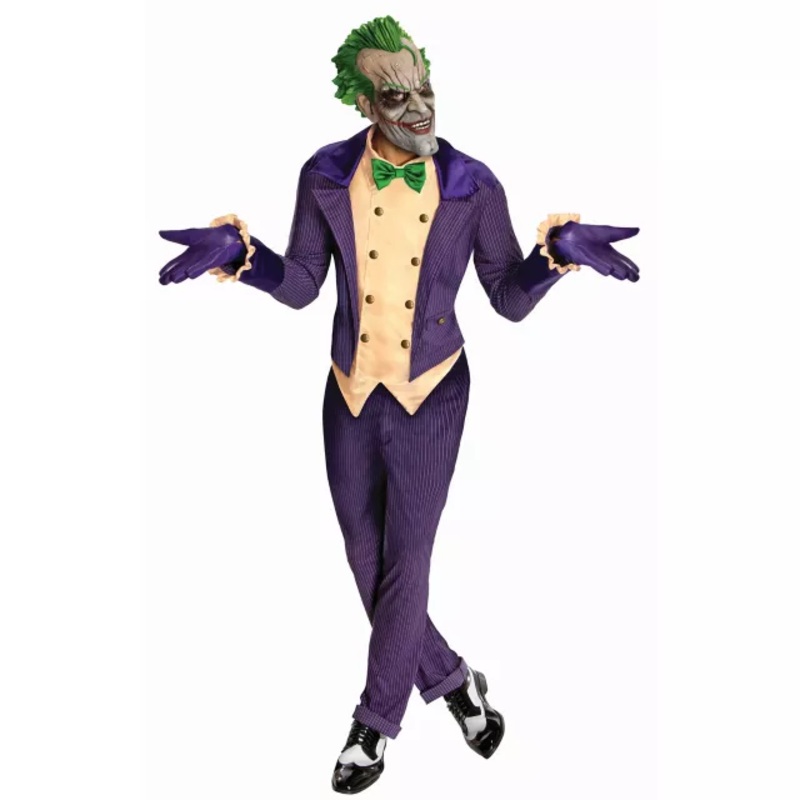 Adult Joker Costume - Batman: Arkham MULTI-COLOR ADULT MEDIUM