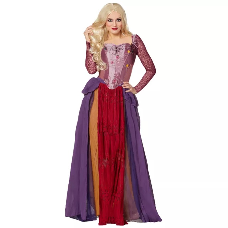 Adult Sarah Sanderson Plus Size Costume The Signature Collection - Hocus Pocus PURPLE 1X