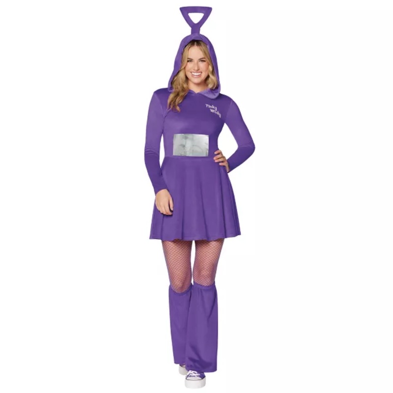 Adult Tinky Winky Costume - Teletubbies PURPLE ADULT SMALL