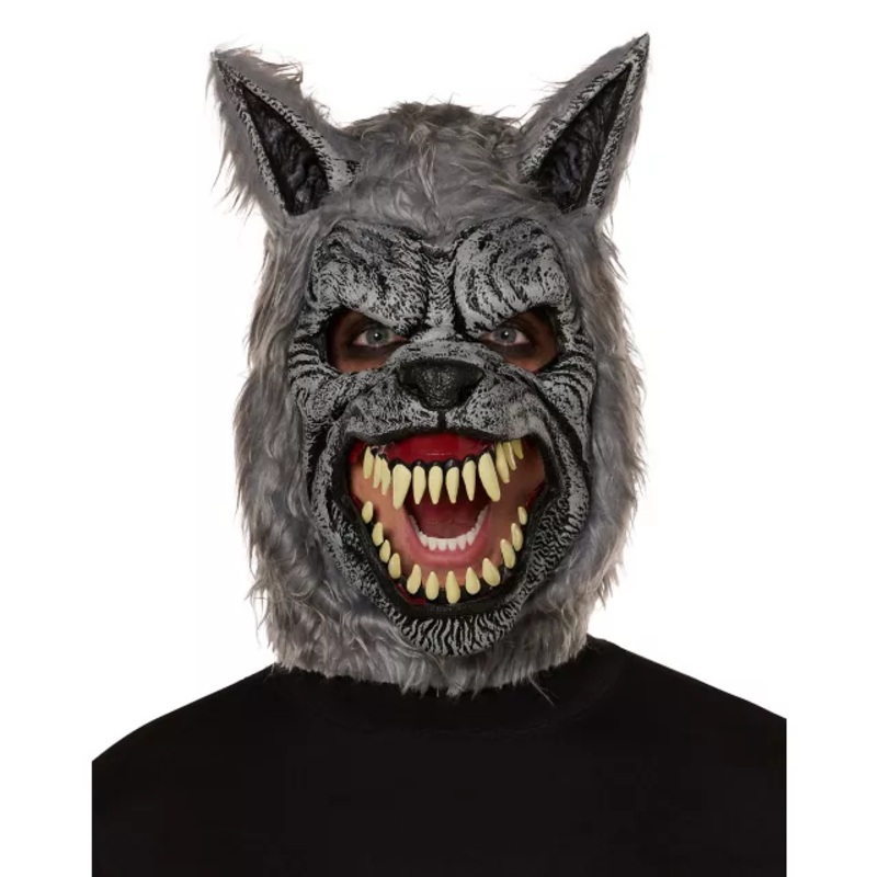 Animotion Gray Werewolf Mask   ONE SIZE FITS MOST