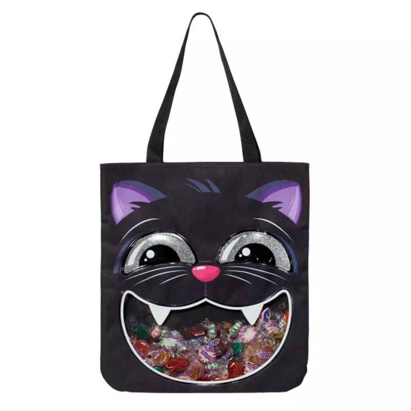 Black Cat Candy Tote Bag BLACK ONE SIZE FITS MOST