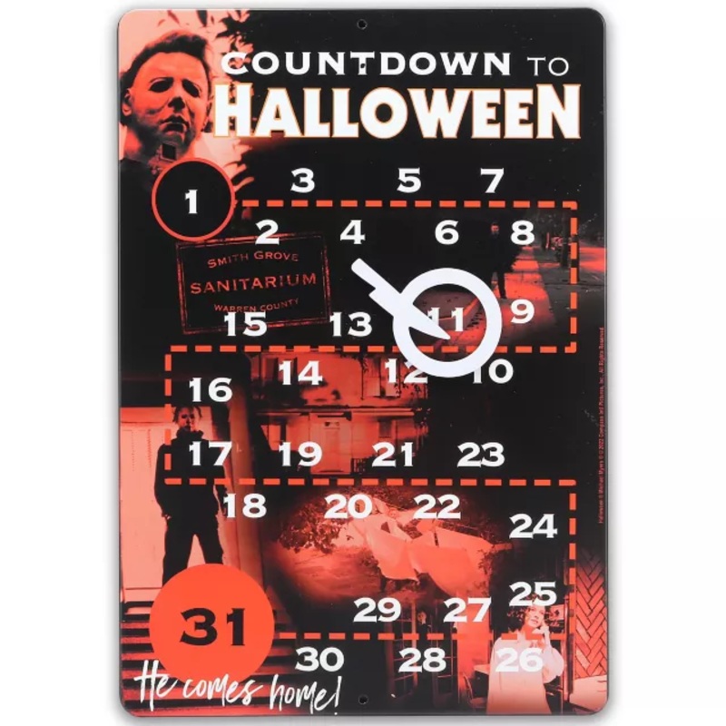 Countdown to Halloween Sign - Halloween MULTI-COLOR
