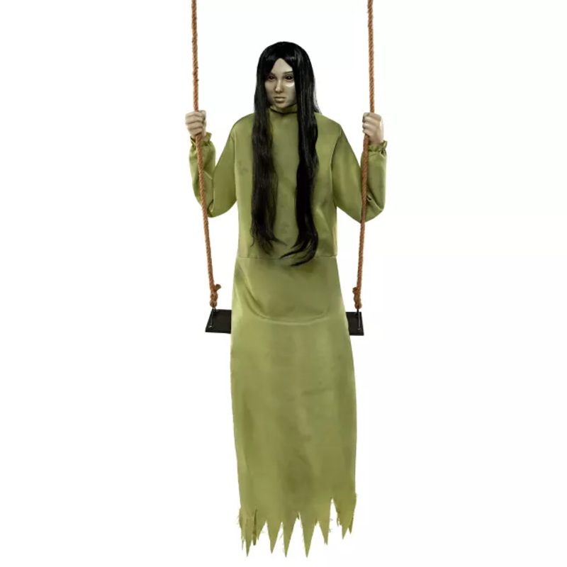 Empty Soul Girl On A Swing Static Prop