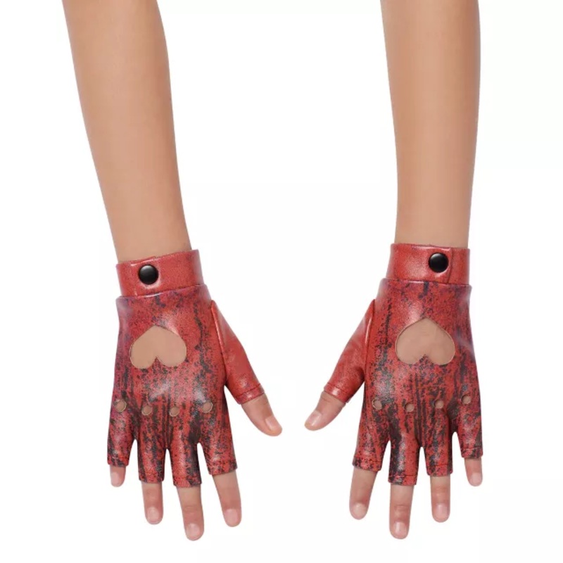 Evie Gloves - Descendants RED / BLUE CHILD ONE SIZE