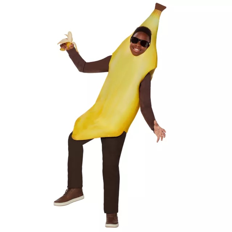 Kids Banana Costume YELLOW CHILD ONE SIZE