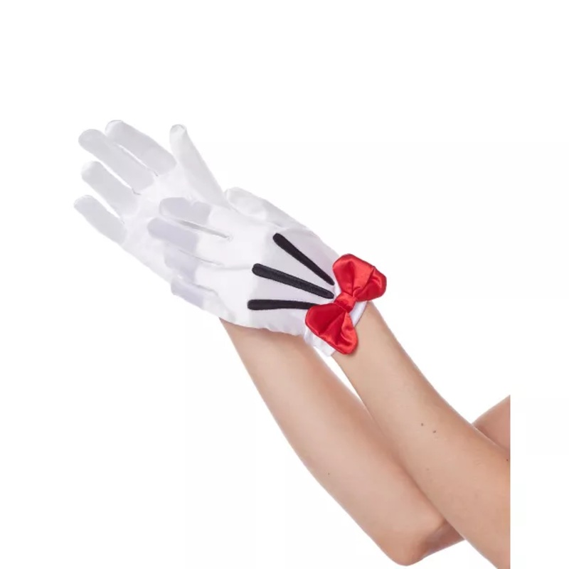 Minnie Mouse Gloves - Mickey and Friends WHITE ONE SIZE FITS MOST