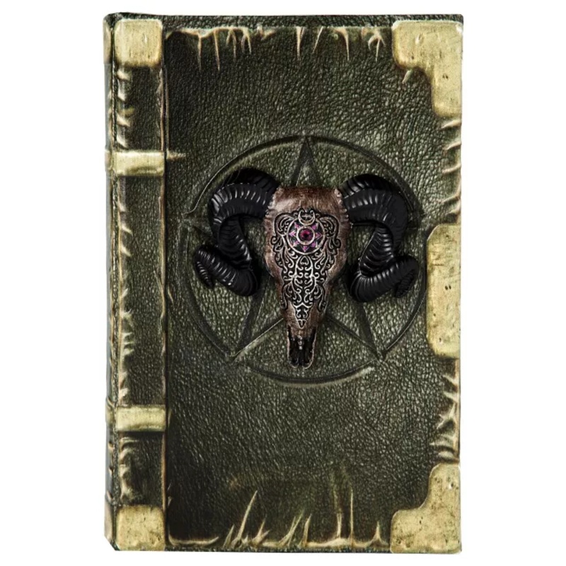 Mystical Ram Book Box BLACK / MULTI 10 INCHES
