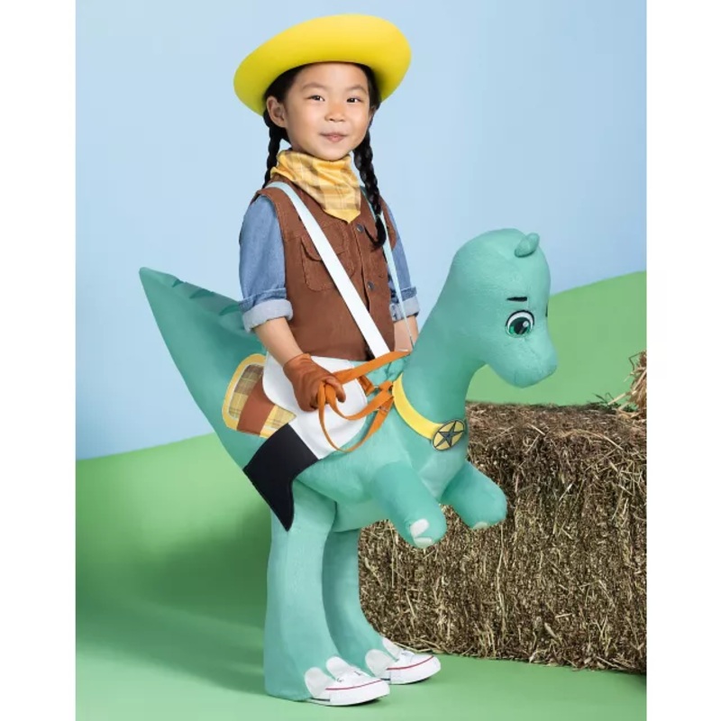 Toddler Clover Ride-Along Costume - Dino Ranch TEAL T 1 SZ FIT MOST