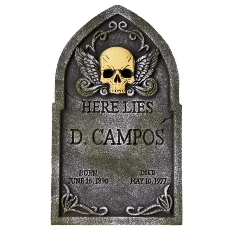 21 Inch D. Campos Tombstone - Decorations
