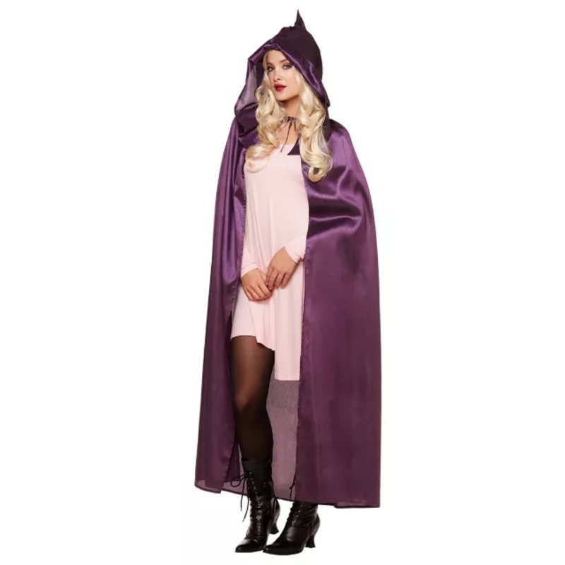 Adult Sarah Sanderson Cape - Hocus Pocus PURPLE ONE SIZE FITS MOST