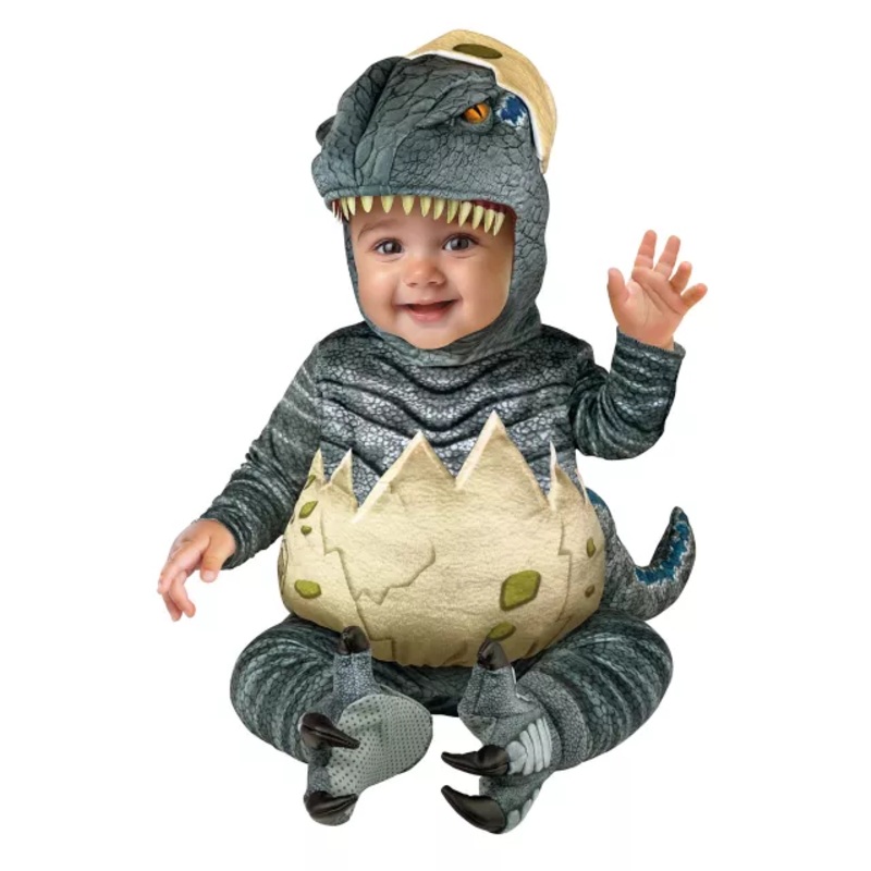 Baby Blue the Velociraptor Egg Costume - Jurassic World BLUE 0 TO 6 MONTHS
