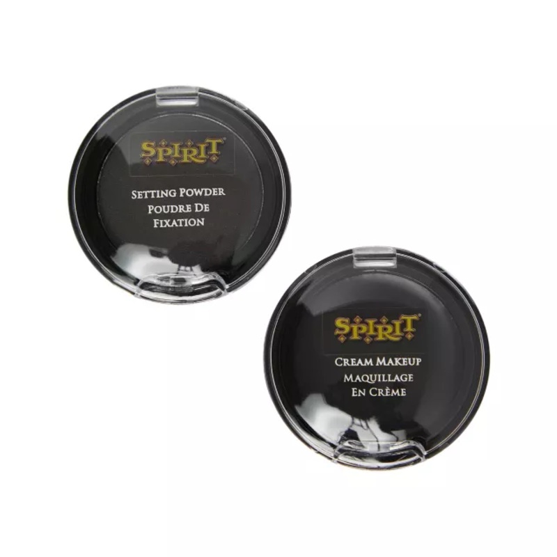 Black Cream Makeup and Setting Powder BLACK