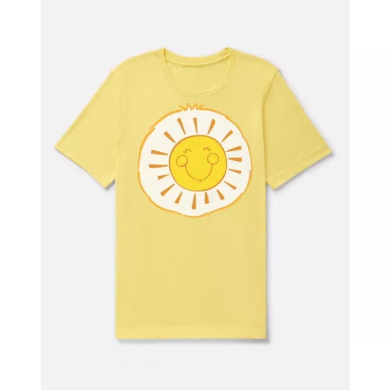 Care Bears Funshine Bear T Shirt YELLOW ADULT SMALL