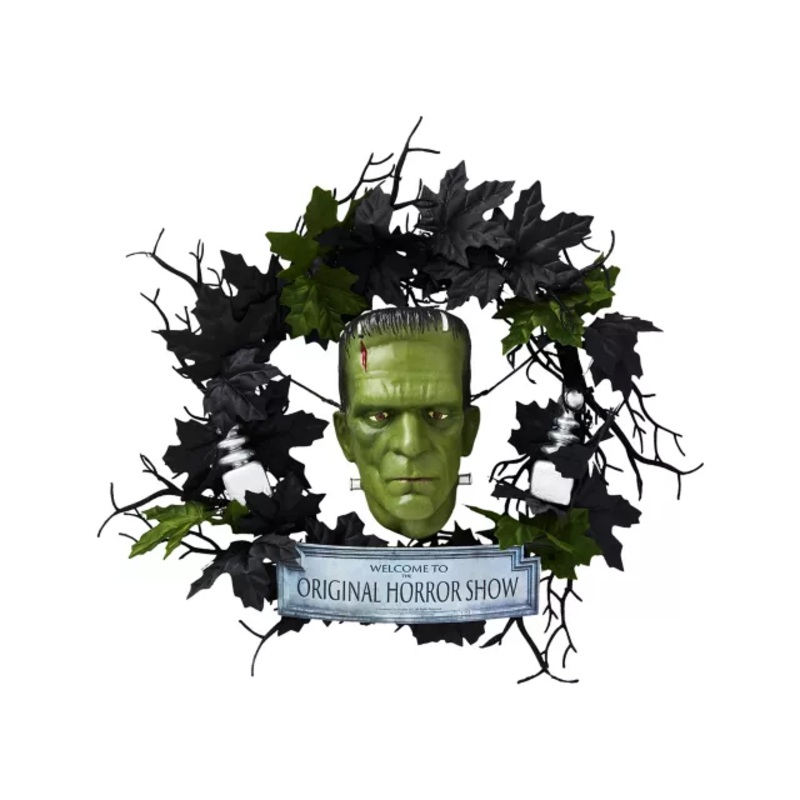 Frankenstein Light-Up Wreath - Universal Monsters MULTI-COLOR