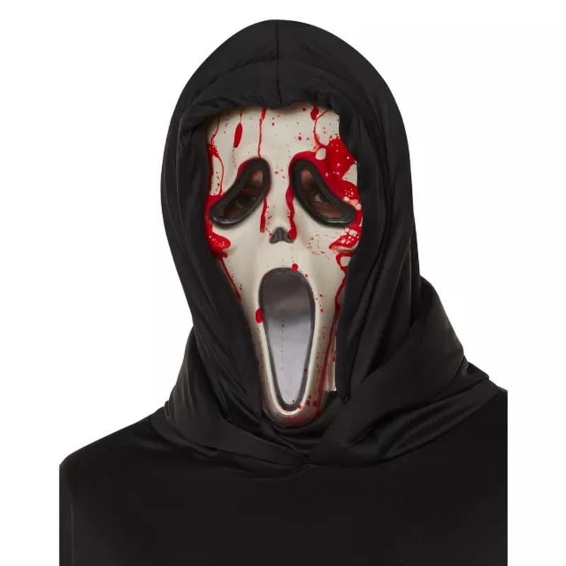 Ghost Face Bleeding Full Mask RED AND WHITE CHILD ONE SIZE