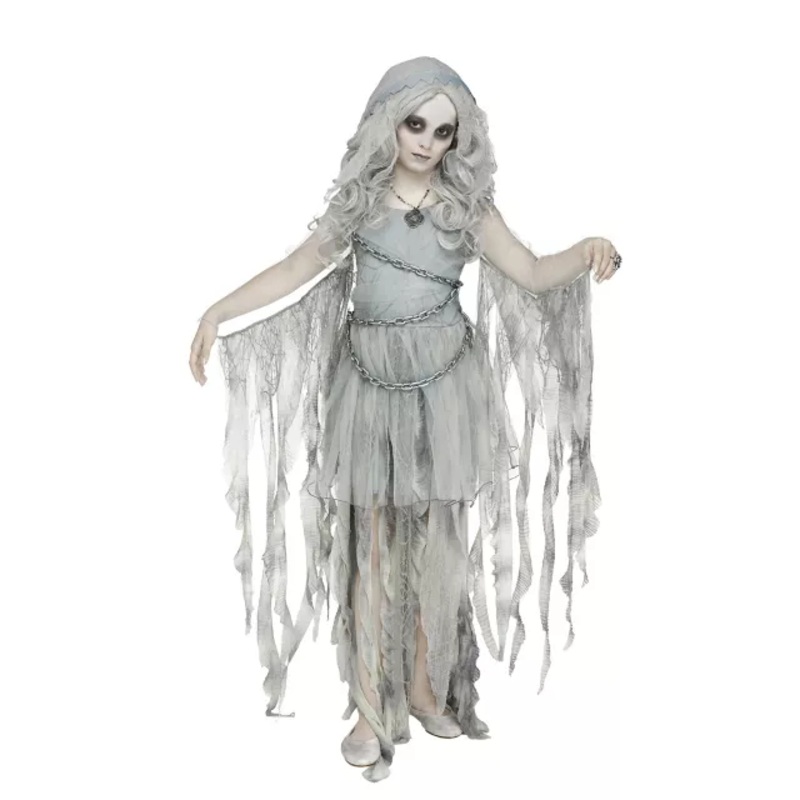 Kids Enchanted Ghost Costume GRAY CHILD SMALL