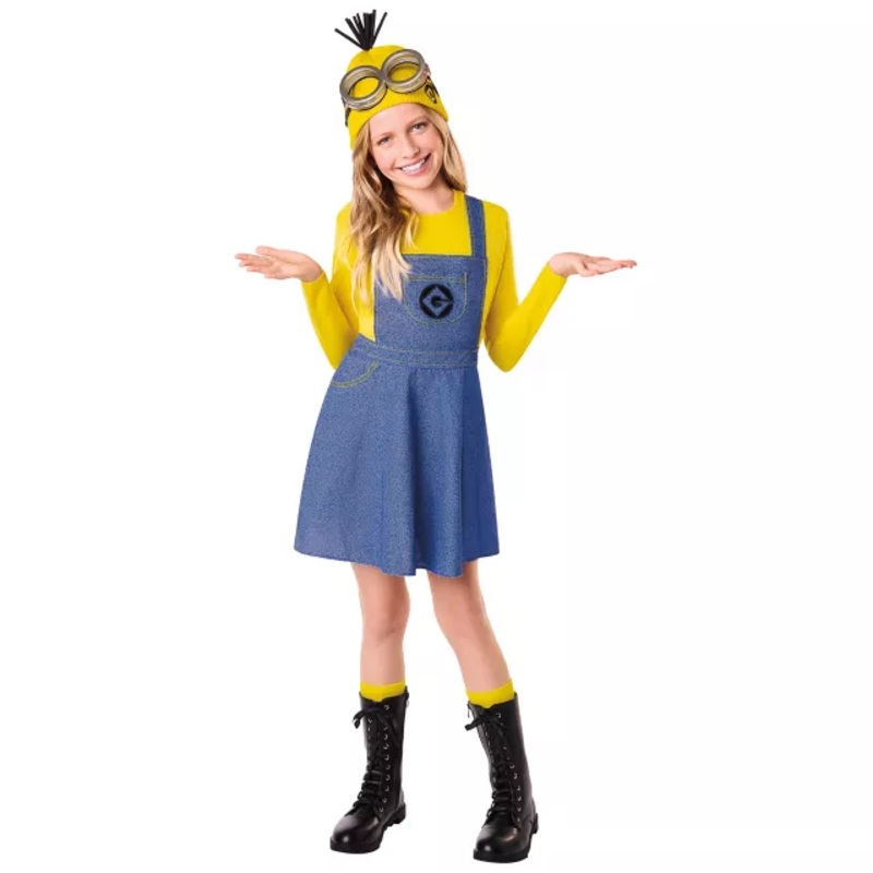 Kids Kevin Dress Costume - Minions BLUE/YELLOW CHILD SMALL