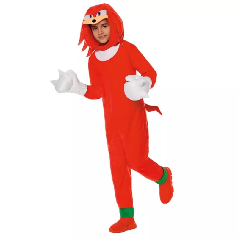 Kids Knuckles Jumpsuit Costume - Sonic the Hedgehog RED CHILD EXTRA SM