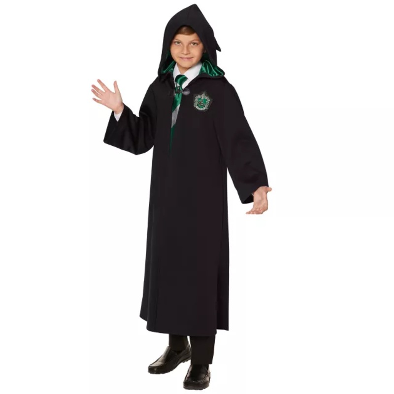 Kids Slytherin Robe - Harry Potter BLACK CHILD ONE SIZE