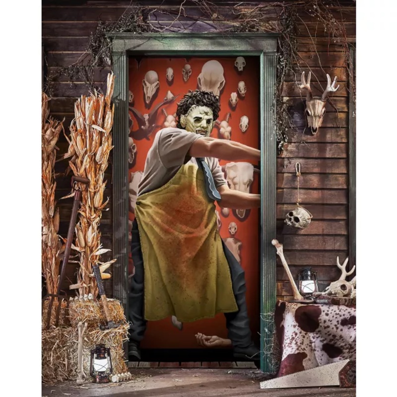 Leatherface Door Cover - The Texas Chainsaw Massacre MULTI-COLOR ONE SIZE FITS MOST