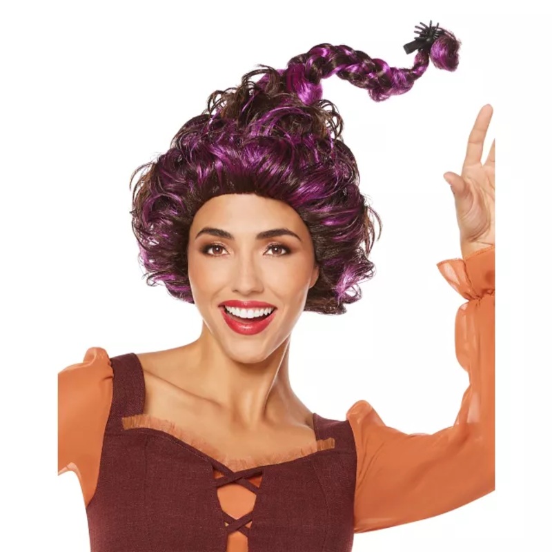 Mary Sanderson Wig Deluxe - Hocus Pocus DARK BROWN ONE SIZE FITS MOST