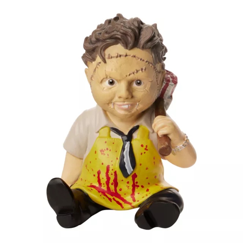 Mini Leatherface Horror Babies  Static Prop - The Texas Chainsaw Massacre ORANGE 4 INCHES
