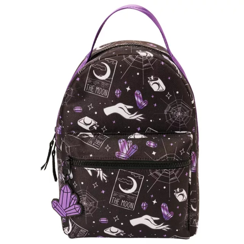 Purple Tarot Backpack BLACK AND PURPLE ONE SIZE FITS MOST