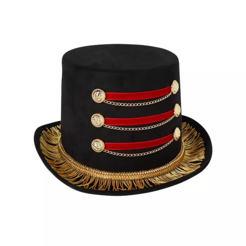 Ringmaster Top Hat BLACK ONE SIZE FITS MOST