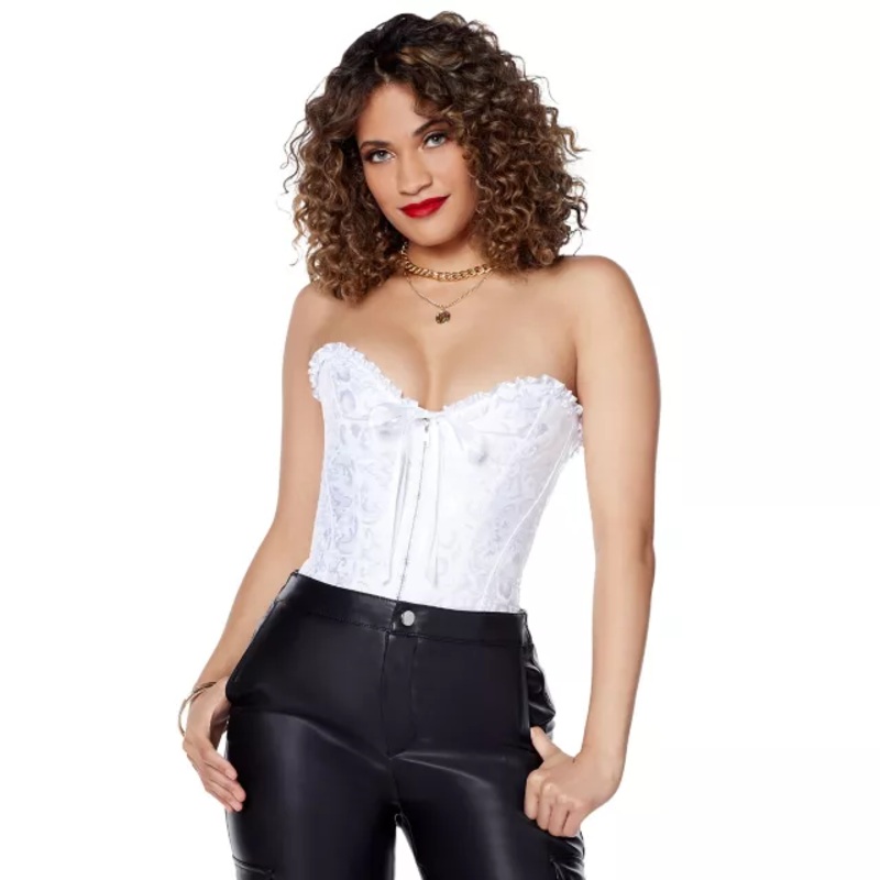 White Lace Royal Corset WHITE ADULT XXS