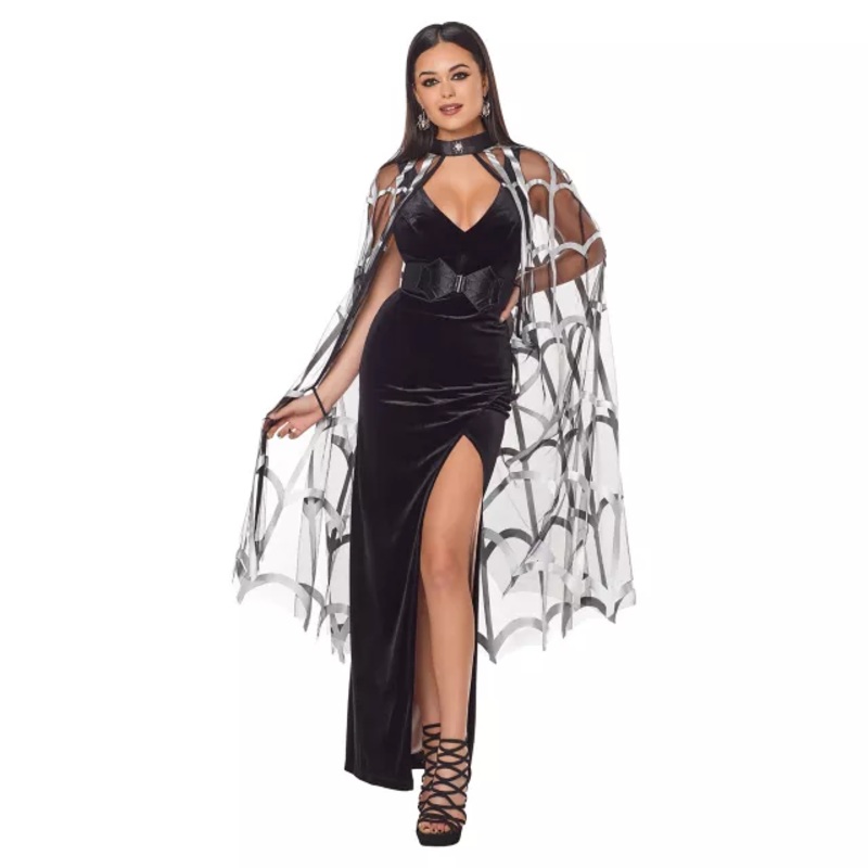Wicked Web Cape BLACK ONE SIZE FITS MOST