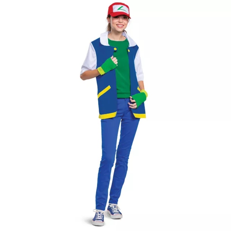 Adult Ash Ketchum Costume - Pokmon MULTI-COLOR GENERAL XSM