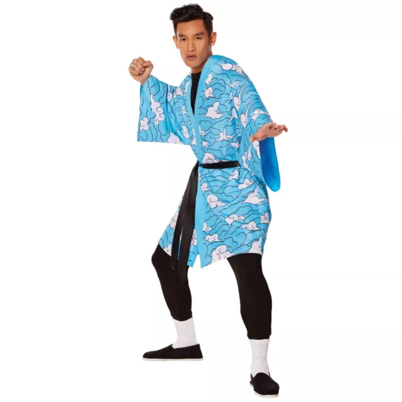 Adult Demon Slayer Training Robe BLUE EXTRA SMALL/SMA
