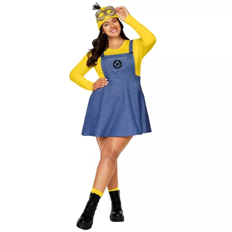 Adult Kevin Plus Size Dress Costume - Minions YELLOW 1X