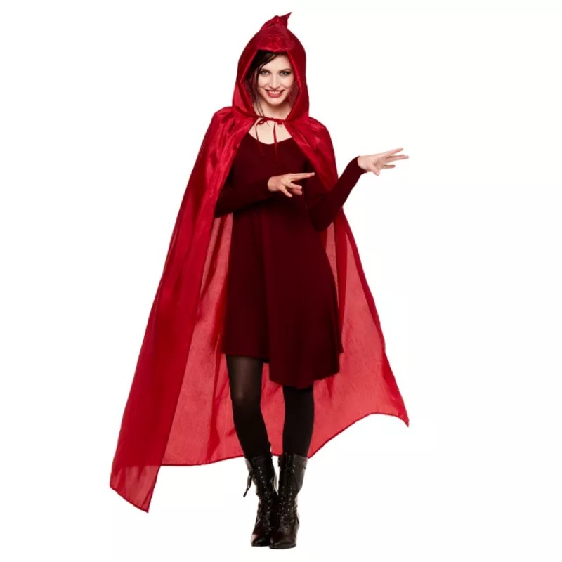 Adult Mary Sanderson Cape - Hocus Pocus RED ONE SIZE FITS MOST