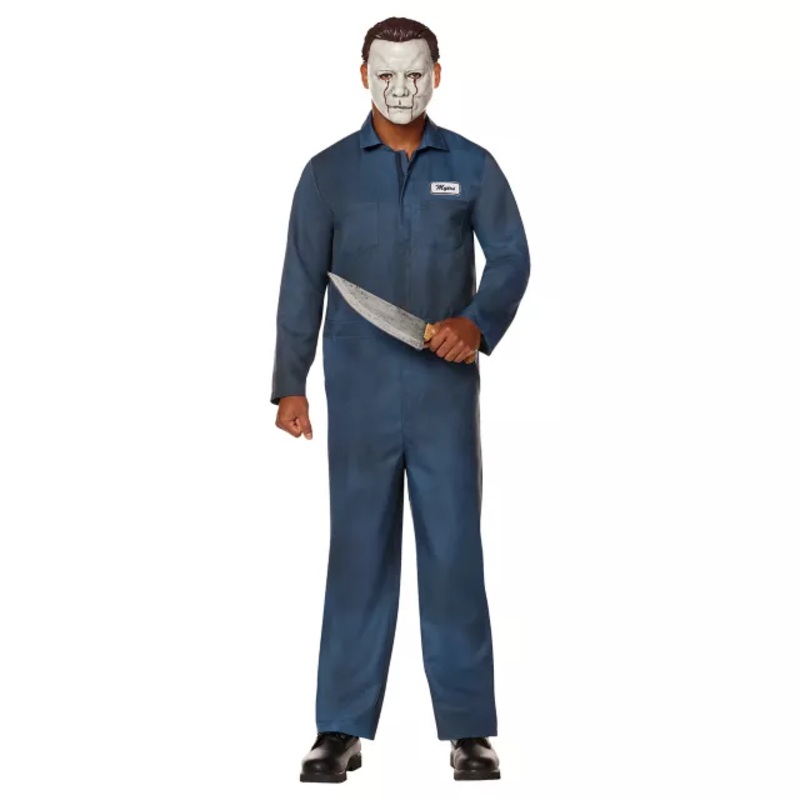 Adult Michael Myers Costume - Halloween II BLUE SMALL/MEDIUM